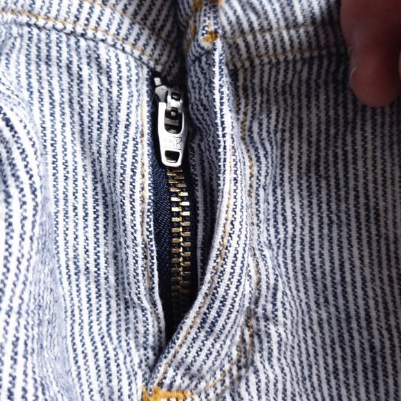 GH Bass & Co Striped Denim Skirt Women's Blue Size 4 Nautical Preppy - Picture 6 of 6